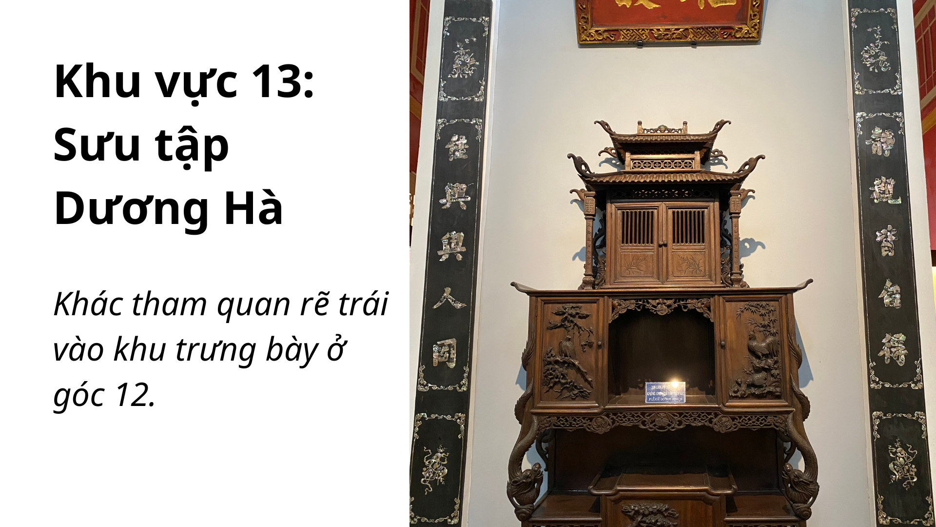 Khu vực 13: Sưu tập Dương Hà