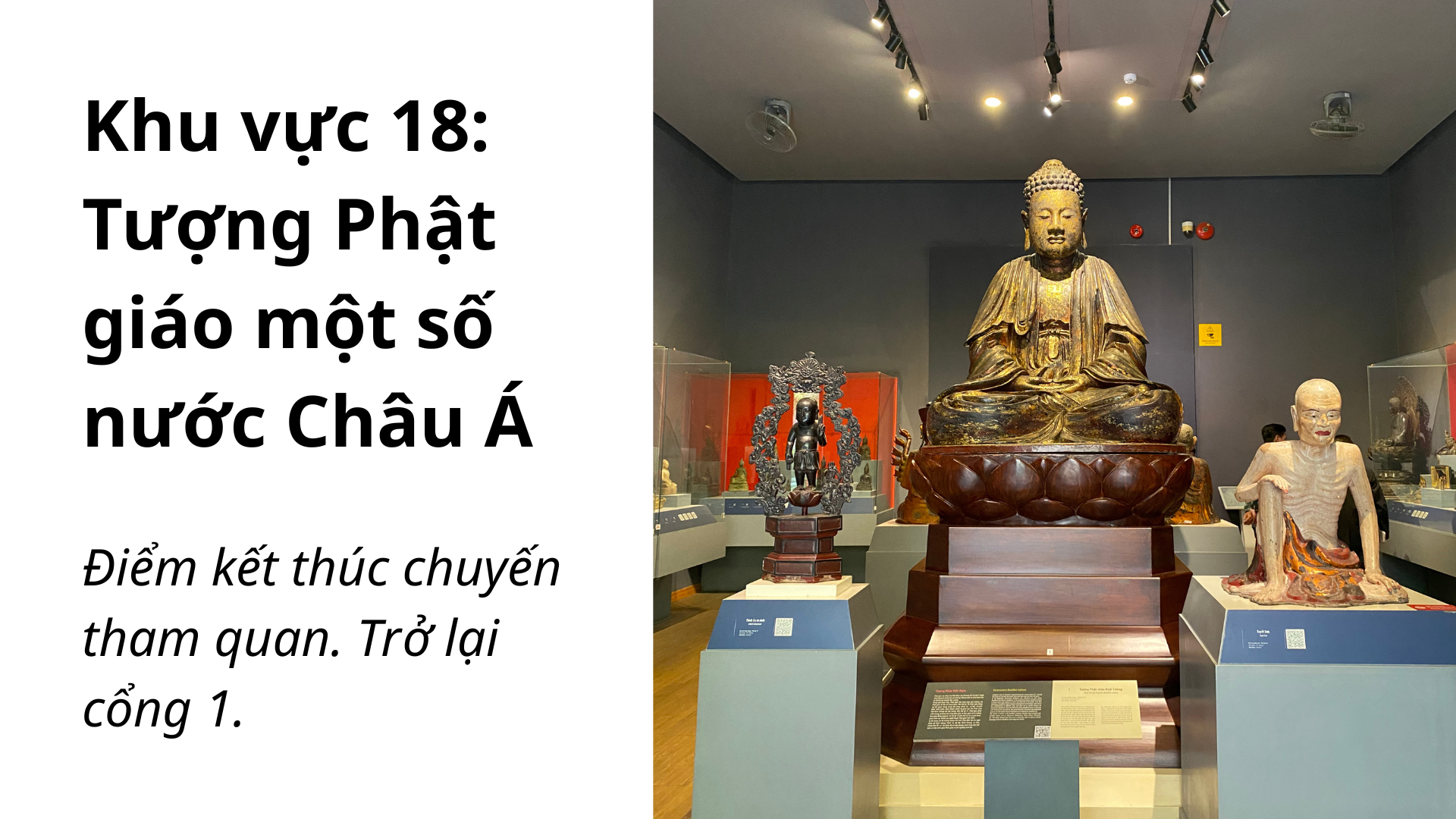 Khu vực 18: Tượng Phật giáo một số nước Châu Á