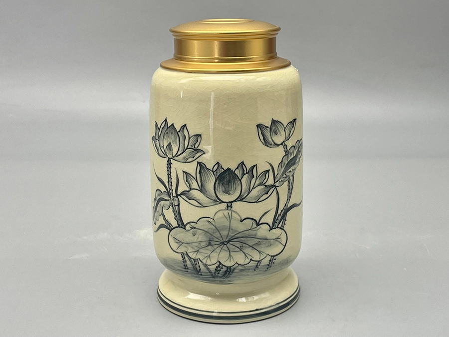 Hộp sứ đựng trà